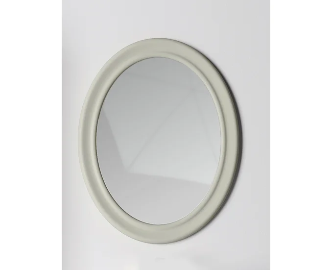 OGLINDA BAIE, DALET, GALA, 65X80 CM, FINISAJ RAMA MDF VOPSIT ALB, OVALA